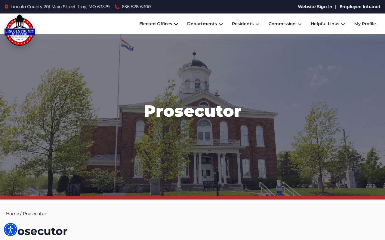 Lincoln County criminal charge records at the Prosecuting Attorney office